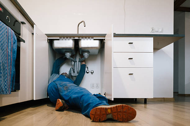 Professional Drain Cleaning technician working in Durham, CT